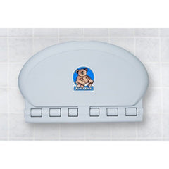 Koala Kare KB208-01 gray horizontal oval changing station, durable and easy to clean.