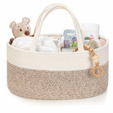 Kodomoore diaper caddy with spacious 14l capacity for diapers and wipes.
