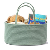 Kodomoore Diaper Caddy Spacious Organizer keeps diapers, wipes, and newborn essentials within reach.