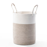 Kodomoore laundry basket with weave cotton rope for nursery storage and organization.