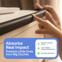 Komfortology dense odorless foam cushions bumps without odors.