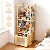 Kompaktayc stuffed animal storage with clear view drawer for quick toy spotting.