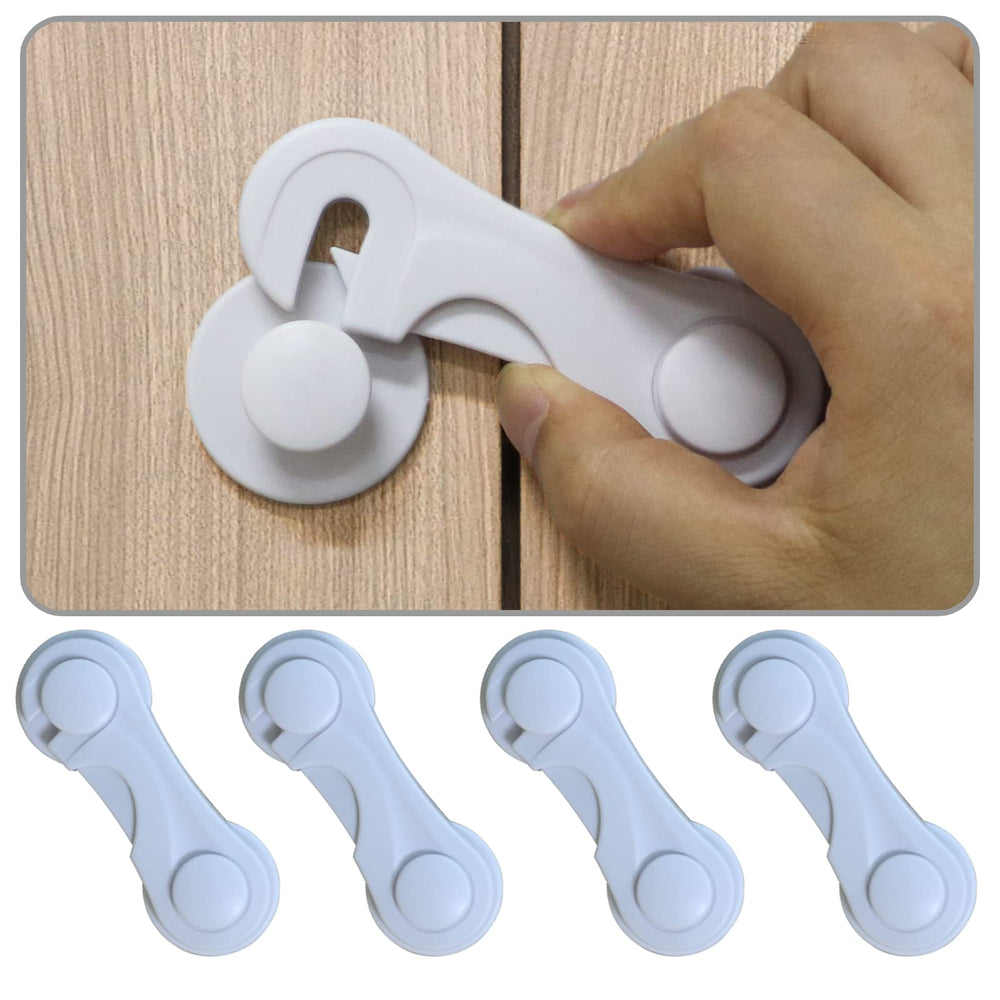 KongNai cabinet locks with adhesive backing for easy cabinet safety.