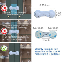 KongNai cabinet locks demonstrate one-handed operation for adults.