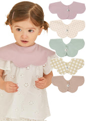 Konny Baby Bibs displaying the 360° rotate feature for versatile coverage.