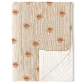 Konssy baby blanket front muslin cotton for gentle skin comfort