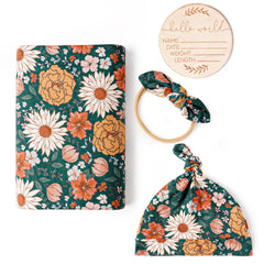 Konssy baby girl swaddle blanket in soft fabric for gentle skin.