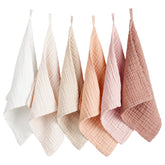 Konssy baby muslin washcloth ultra-soft texture for delicate infant skin.