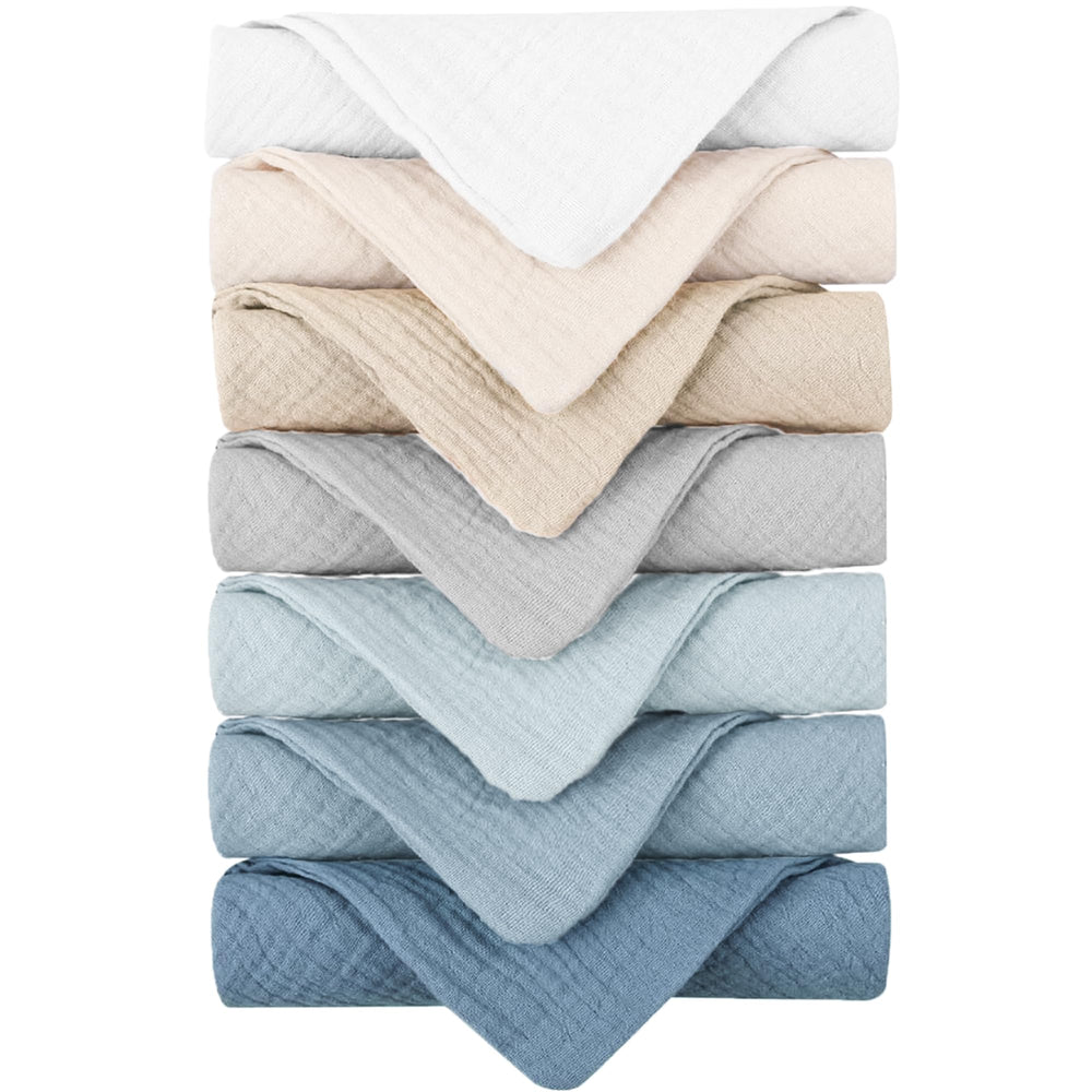 Konssy baby muslin washcloths soft closeup for gentle skin care.