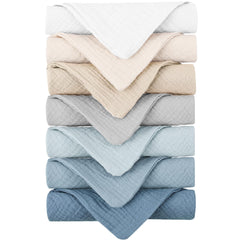 Konssy baby muslin washcloths soft closeup for gentle skin care.