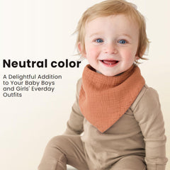 Konssy bandana drool bibs with adjustable snaps and comfy fit for teething.
