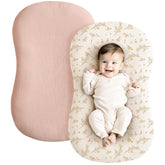 Konssy muslin baby lounger cover in soft breathable fabric for comfort.