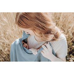 Konssy 100% cotton muslin fabric remains breathable and gentle on skin.