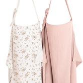 Konssy nursing cover with rigid hoop open window for eye contact while breastfeeding