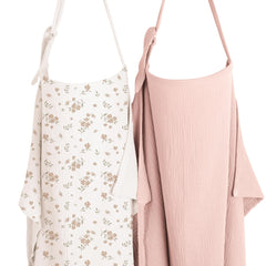 Konssy nursing cover with rigid hoop open window for eye contact while breastfeeding