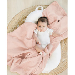 Konssy soft, breathable muslin fabric with skin-friendly feel.