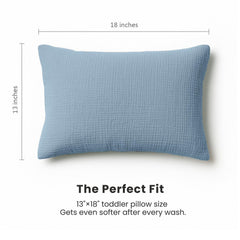 Two-pack Konssy toddler pillowcases ready for everyday use