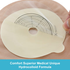 KONWEDA cut-to-fit flange adapts to stoma size for a personalized seal