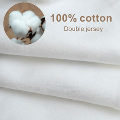 Kooape bibs with double-layer absorbency to catch drool and spills