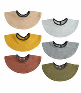 Kooape bibs pack six with absorbent cotton for spills and messes
