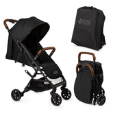 KOOLABABY lightweight travel stroller canopy provides shade for outings.