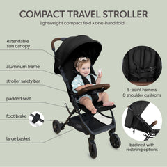 KOOLABABY multi-position recline helps baby nap comfortably.