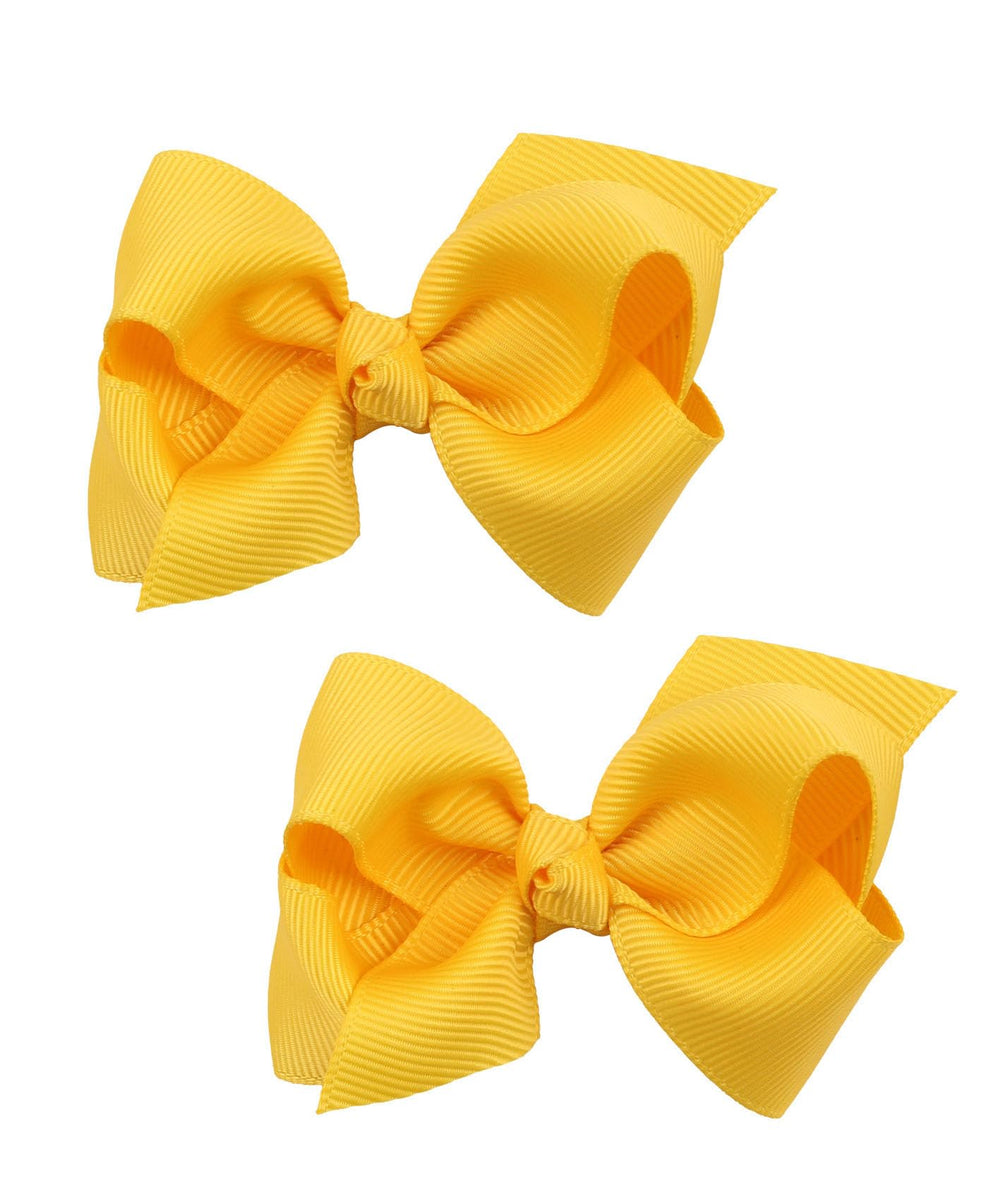 Koolgil bow-knot hair clip yellow, perfect for photography sessions and everyday outfits.