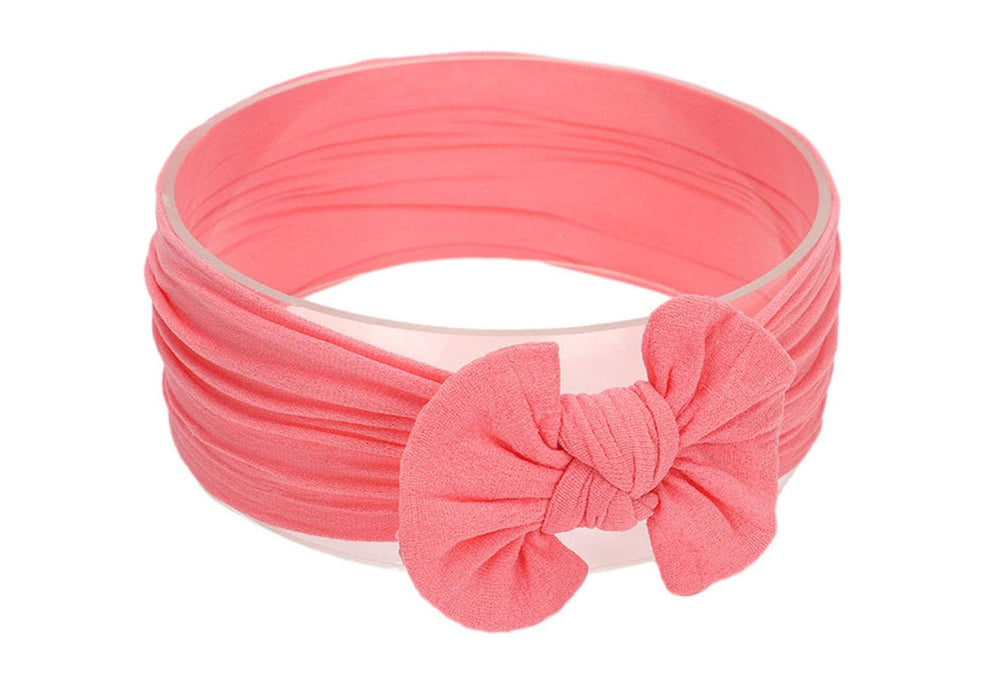Koolgil bow knot headband in watermelon pink for everyday wear and photos