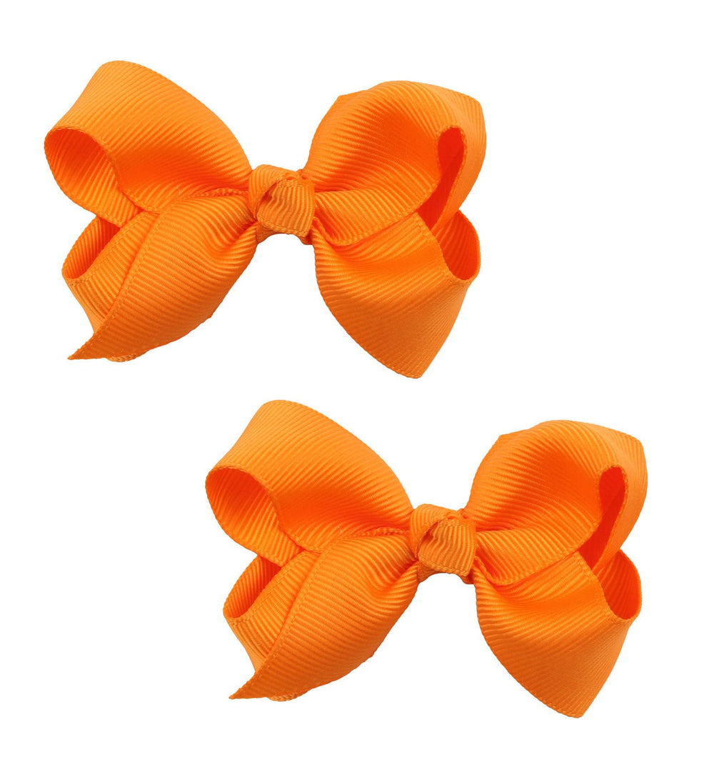 Koolgil baby bow-knot orange clip secures stylish hair for photos