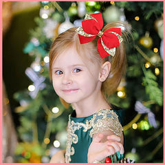 Koolgil boutique ribbon bow hair accessory, versatile for bangs, ponytails, and braids.