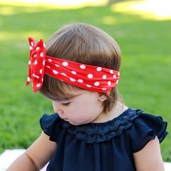 Koolgil polka-dot bowknot headband adds playful style to every outfit