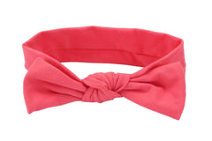 Koolgil Watermelon Bowknot Headband in soft cotton for babies, comfortable daily wear.