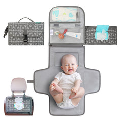 Kopi Baby portable changing pad folded for easy storage and quick setup.