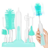 Koumolar electric bottle brush cleaner close view for fast, thorough bottle cleaning