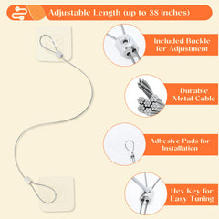 KOVOSCH adjustable-length strap shown with hex spanner for precise tightening.