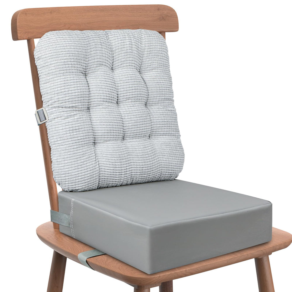 KOXUIUF 2-in-1 booster seat for kitchen chair backrest supports proper posture at meals.