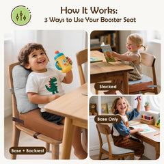 KOXUIUF high-density foam seat maintains shape during meals