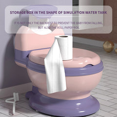 Flip-up lid and splash guard on the Koyosnier potty reduce mess.