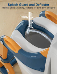 Koyosnier potty seat with soft cushion delivers comfortable seating.