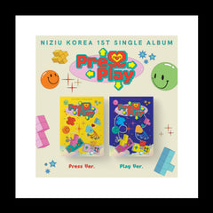 KPOP NiziU Press Play cover art for display and collection
