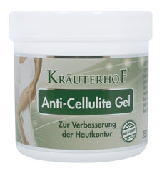Krauterhof Anti-Cellulite Gel packaging on display for easy shopper visibility