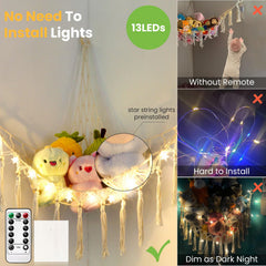Krislait 13 LED star lights on front edge create ambient lighting