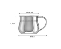 Krysaliis baby cup highlighting bulge bottom design for tiny hands.