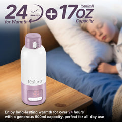 Ktilura bottle warmer interior features FDA-compliant 316 stainless steel chamber.