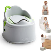 KUB 3-in-1 potty trainer chair overview showing stable base for safe training.