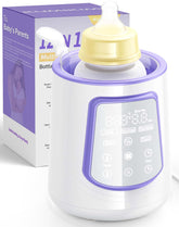 KUMIKIMI 12-in-1 warmer front view for quick, convenient baby bottle warming.
