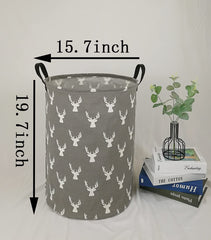 KUNRO collapsible laundry hamper with handles for easy transport and space saving