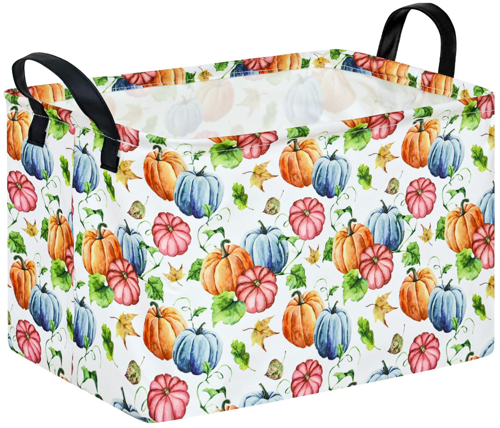 KUNRO gift storage basket rectangle shown in a tidy nursery setup for organized playtime.