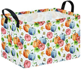 KUNRO gift storage basket rectangle shown in a tidy nursery setup for organized playtime.