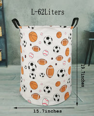 KUNRO hamper with collapsible structure for space saving laundry storage